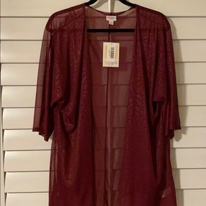NWT Lularoe sheer Lindsay kimono